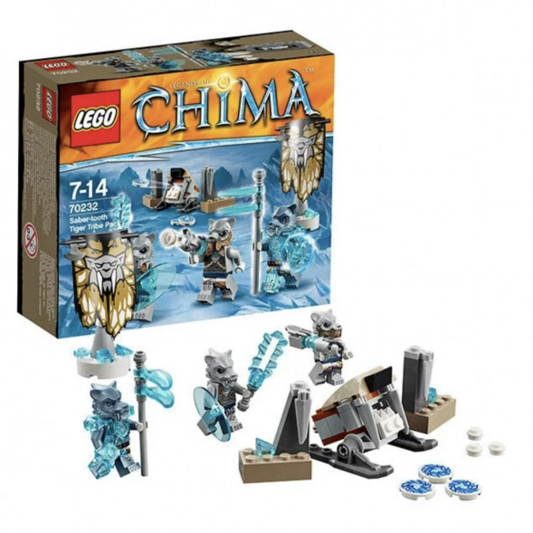 Конструктор LEGO Legends of Chima 70232 Лагерь клана Саблезубых Тигров в Перми