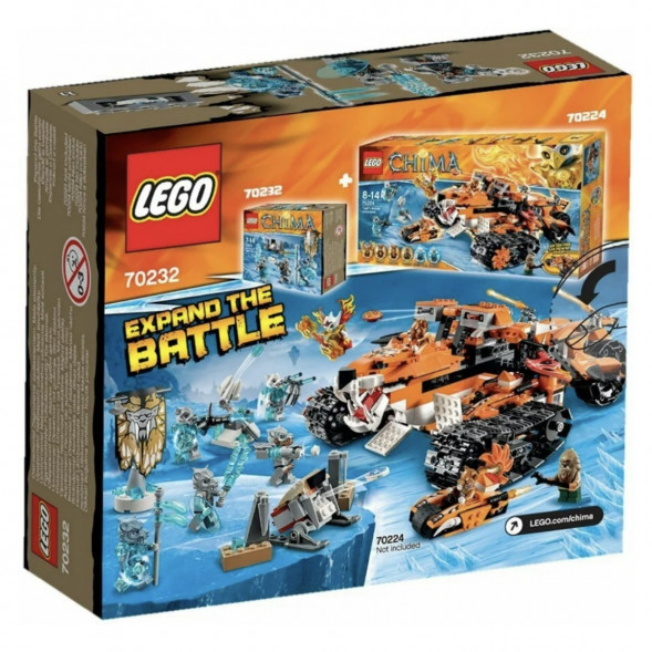 Конструктор LEGO Legends of Chima 70232 Лагерь клана Саблезубых Тигров в Перми