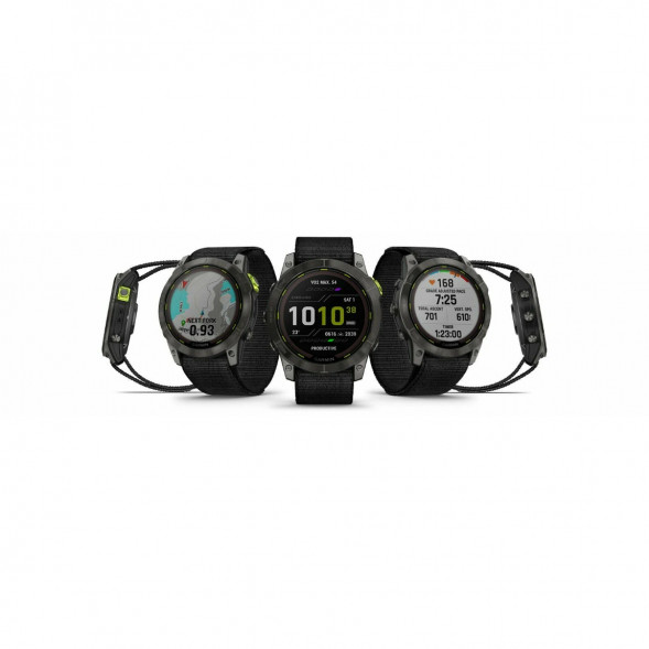 Умные часы Garmin Enduro 2 угольно-серый DLC титановый с нейлоновым ремешком UltraFit 010-02754-01 в Перми