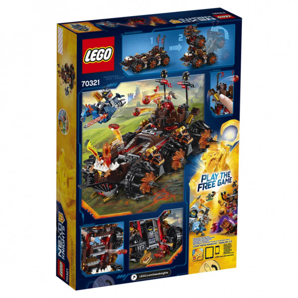 Конструктор LEGO Nexo Knights 70321 Роковое наступление Генерала Магмара в Перми