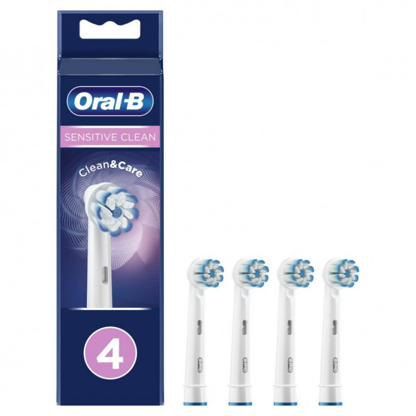 Насадки на зубные щетки Oral-B Sensitive Clean, 4 шт. в Перми