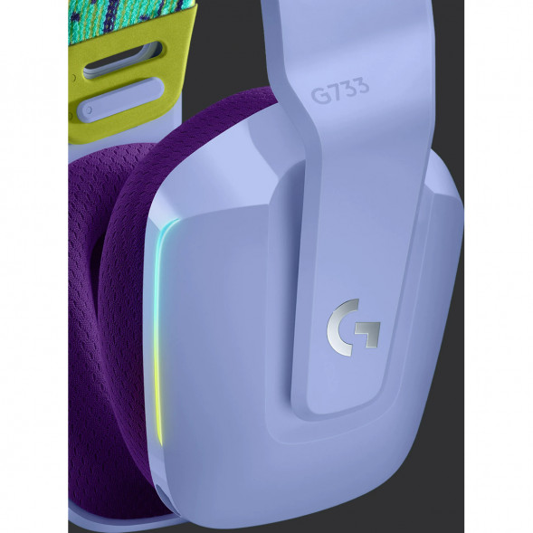 Игровая гарнитура Logitech G733 RGB Lightspeed Wireless, сиреневый в Перми