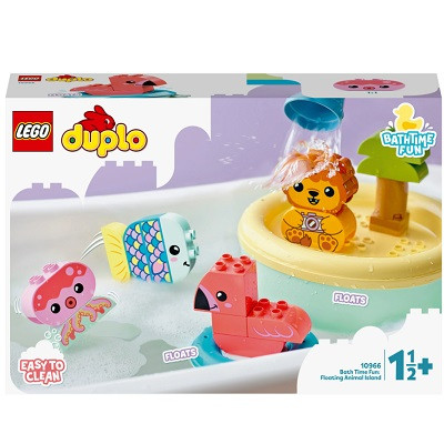 Конструктор LEGO DUPLO Creative Play 10966 Приключения в ванной: плавучий остров для зверей в Перми