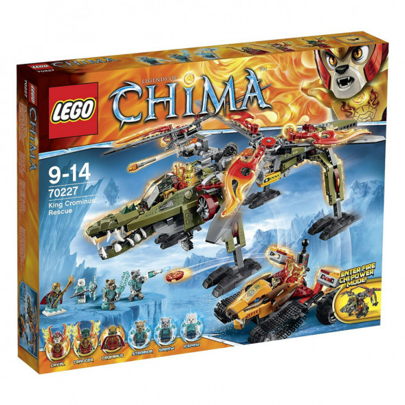 Конструктор LEGO Legends of Chima 70227 Спасение короля Кроми в Перми