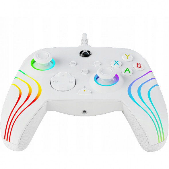 Геймпад проводной PDP для Xbox Afterglow Wave, White в Перми