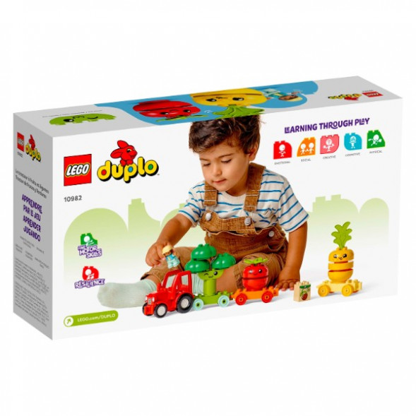 Конструктор LEGO DUPLO 10982 Трактор для перевозки овощей и фруктов в Перми