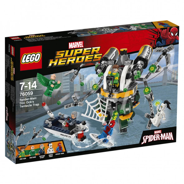 Конструктор LEGO Super Heroes 76059 Человек-паук: в ловушке Доктора Осьминога в Перми