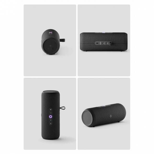 Умная портативная колонка Яндекс Станция Стрит с Алисой, черный в Перми