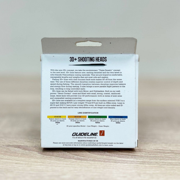 Рыболовная леска Guideline Power Taper 3D+ #37781 9/10 DH, Blue в Перми