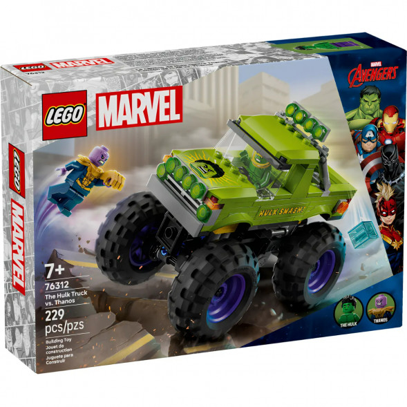 Конструктор LEGO Super Heroes 76312 Халк на внедорожнике против Таноса в Перми