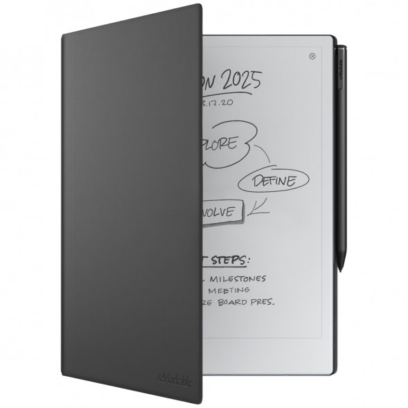 Графический планшет reMarkable 2 со стилусом Marker Plus и чехлом Book Folio черный (RM115) в Перми