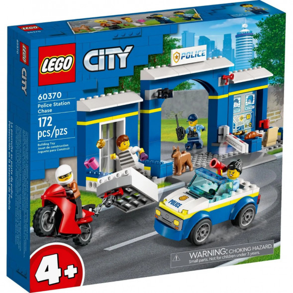 Конструктор LEGO City 60370 Побег из полицейского участка в Перми