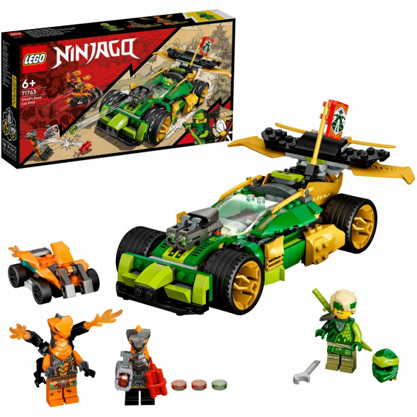 Конструктор LEGO Ninjago 71763 Гоночный автомобиль ЭВО Ллойда в Перми