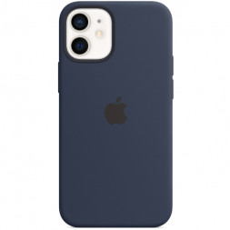 Силиконовый чехол MаgSafe для Apрle iPhone 12 mini, Deep Navy