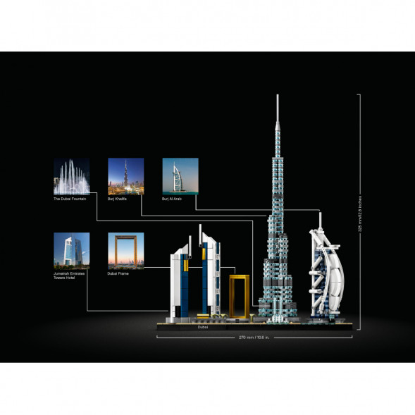 Конструктор LEGO Architecture 21052 Дубай в Перми