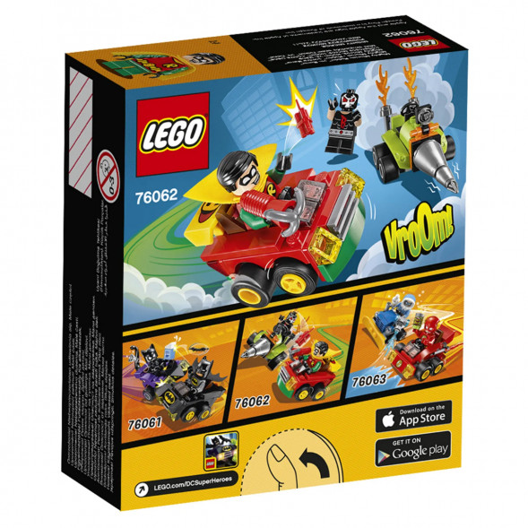 Конструктор LEGO Super Heroes 76062 Робин против Бэйна в Перми