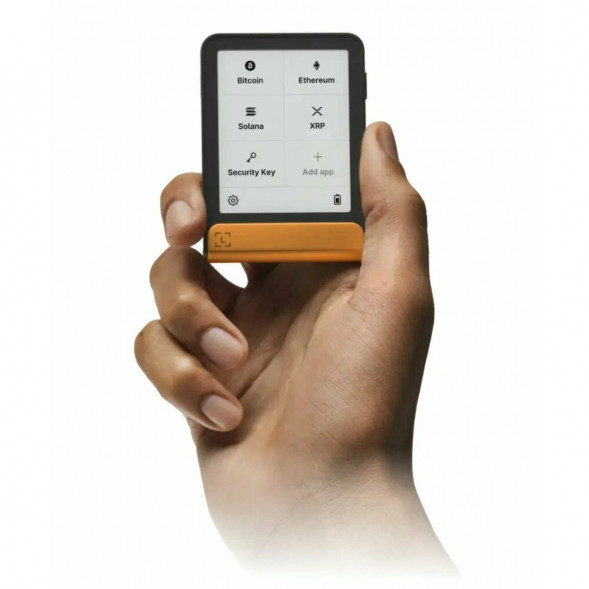 Аппаратный криптокошелек Ledger Flex, оранжевый в Перми