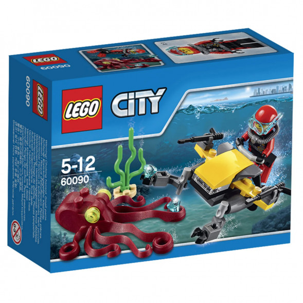 Конструктор LEGO City Deep Sea Explorers 60090 Глубоководный скутер в Перми