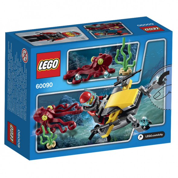 Конструктор LEGO City Deep Sea Explorers 60090 Глубоководный скутер в Перми