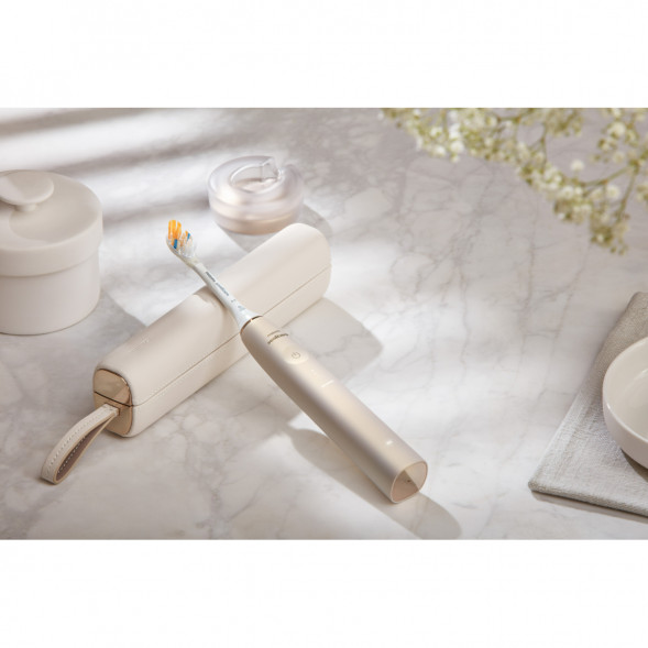 Электрическая звуковая зубная щетка Philips Sonicare 9900 Prestige HX9992/11, Champagne Gold в Перми