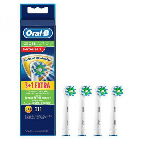 Насадки на зубные щетки Oral-B Cross Action (3+1 Extra), 4 шт. в Перми