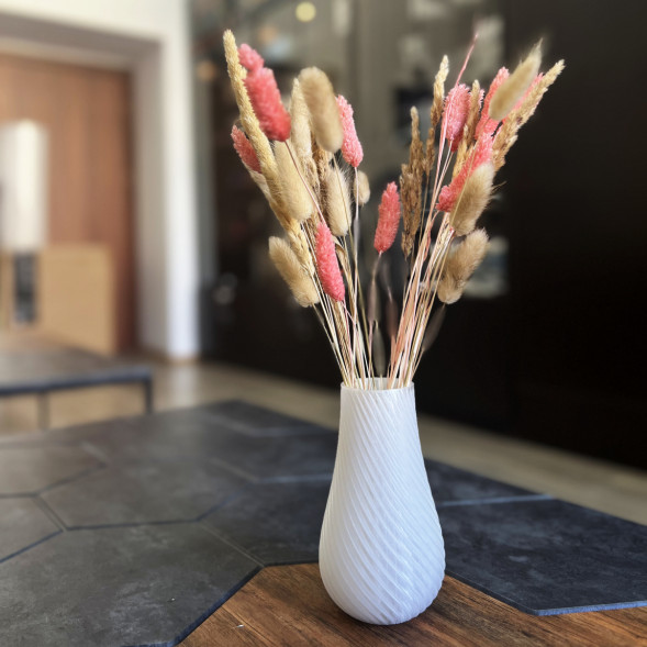 Ваза для сухоцветов HatRom Spiral, ледяной в Перми