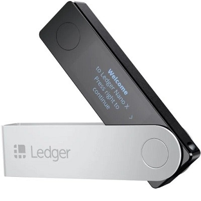 Аппаратный криптокошелек Ledger Nano X , черный в Перми