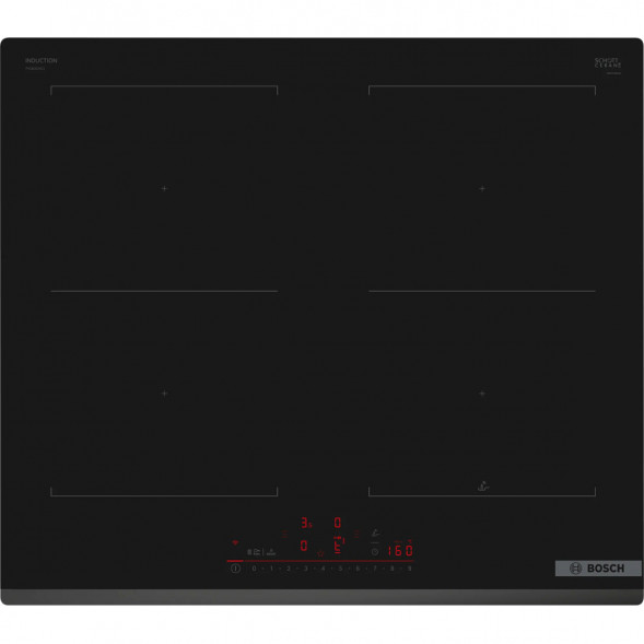 Индукционная варочная панель Bosch PVQ631HC1E, чёрный в Перми