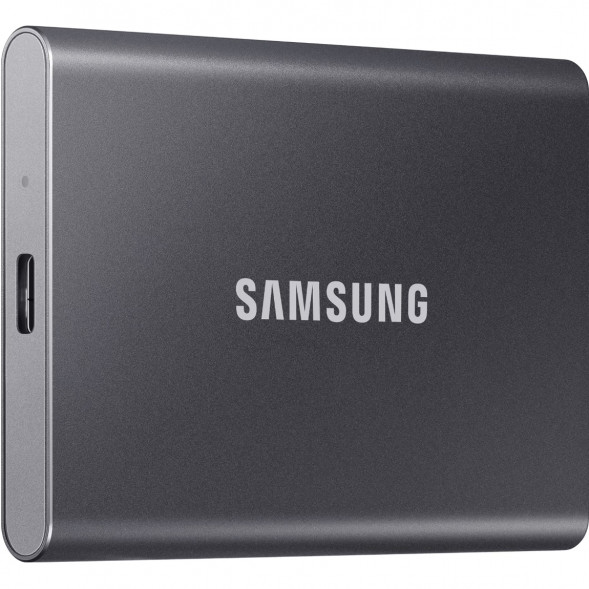 1 ТБ Внешний SSD Samsung T7, USB 3.2 Gen 2 Type-C, серый в Перми