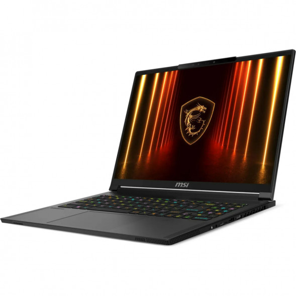 Ноутбук MSI Stealth A16 AI+ A3HWHG-239XRU (16&amp;quot;, OLED, AMD Ryzen AI 9 365 2ГГц, 10 ядер, 32ГБ LPDDR5x, 1ТБ SSD, NVIDIA GeForce RTX 5070 Ti, без ОС), черный в Перми