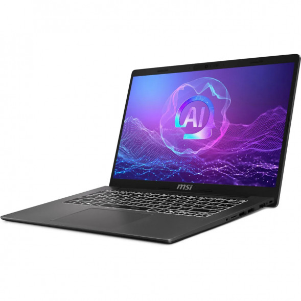 Ноутбук MSI Modern A14 AI+ F3HMG-041XRU (14&amp;quot;, IPS, AMD Ryzen AI 5 330 2ГГц, 4 ядра, 16ГБ DDR5, 512ГБ SSD, AMD Radeon 820M, без ОС), серый в Перми