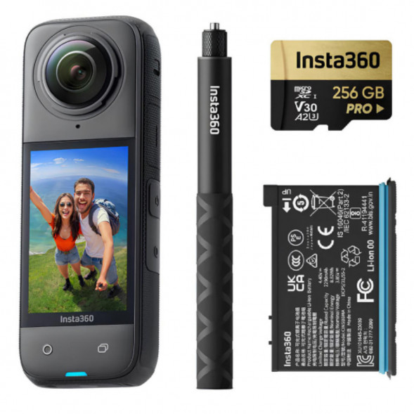Экшн-камера Insta360 X4 Adventure Bundle (CINSABMA) в Перми