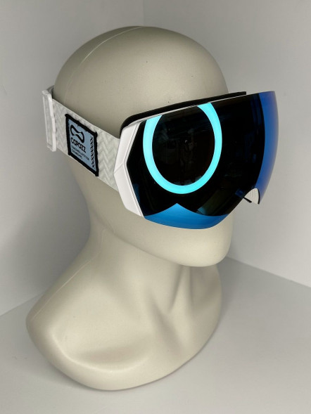 Горнолыжные очки для сноуборда Copozz (голубой, белый) в Перми