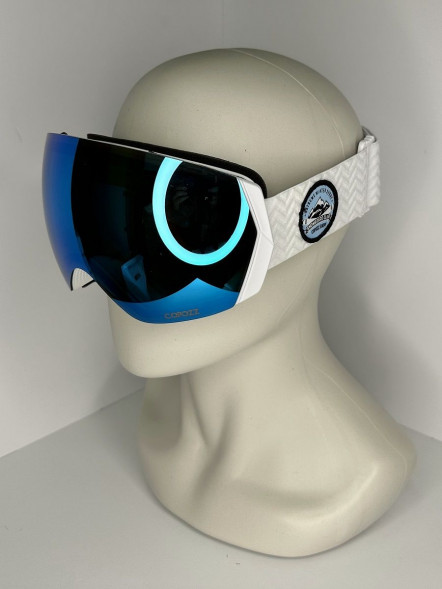 Горнолыжные очки для сноуборда Copozz (голубой, белый) в Перми