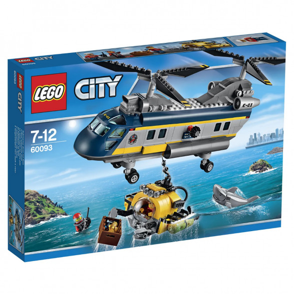 Конструктор LEGO City Deep Sea Explorers 60093 Вертолет исследователей моря в Перми