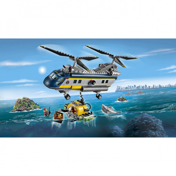 Конструктор LEGO City Deep Sea Explorers 60093 Вертолет исследователей моря в Перми