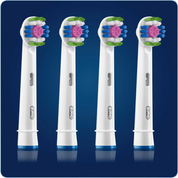 Насадки на зубные щетки Oral-B 3D White, 4 шт. в Перми