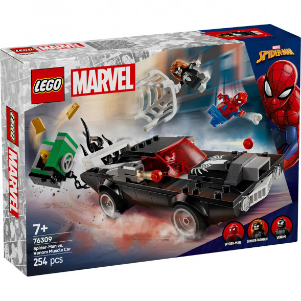 Конструктор LEGO Super Heroes 76309 Человек-паук против Венома в Перми