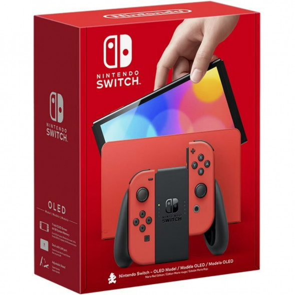 Игровая приставка Nintendo Switch OLED 64 ГБ, Mario Red Edition в Перми