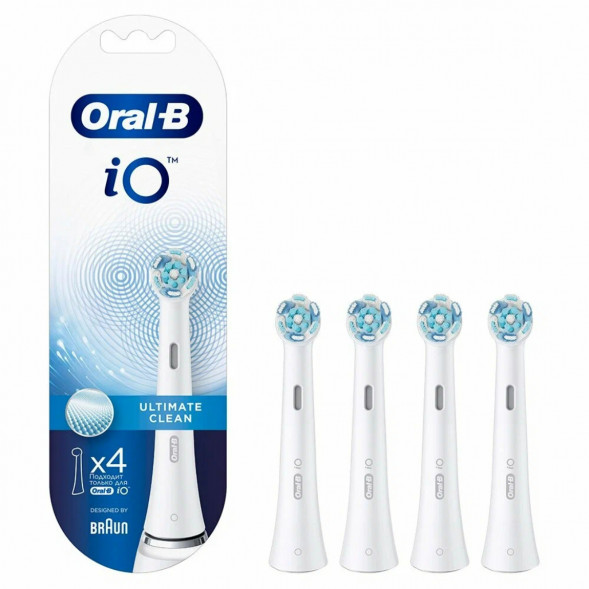 Насадка для электрической зубной щетки Oral-B iO Ultimate Clean White, 4 шт. в Перми