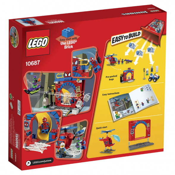 Конструктор LEGO Juniors 10687 Убежище Человека-паука в Перми