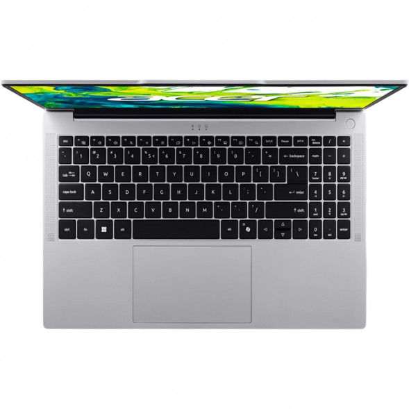 Ноутбук Aser Aspire Lite 15 AL15-53P-56PA (15.6&amp;quot;, IPS, Intel Core 5 120U, 10 ядер, 16 ГБ DDR4, 512 ГБ SSD, Intel Graphics, без ОС), серебристый в Перми