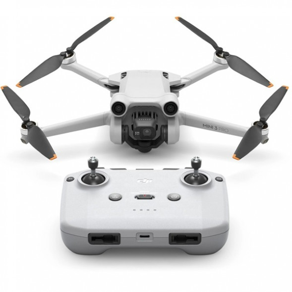 Квадрокоптер DJI Mini 3 Pro (DJI RC-N1), серый в Перми