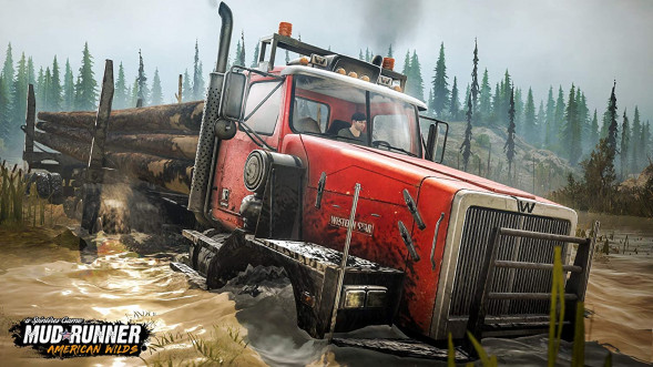 Игра Spintires: MudRunner American Wilds [Nintendo Switch, русские субтитры] в Перми