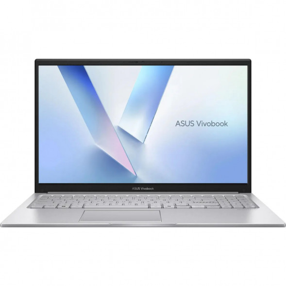 Ноутбук ASUS Vivobook 15 X1504MA-BQ224 (15.6&amp;quot;, IPS, Intel Core 5 320 1.5ГГц, 6 ядер, 8ГБ DDR5, 512ГБ SSD, Intel Graphics, без ОС), серебристый в Перми