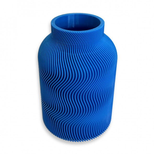 Ваза для сухоцветов HatRom Wave, синий в Перми