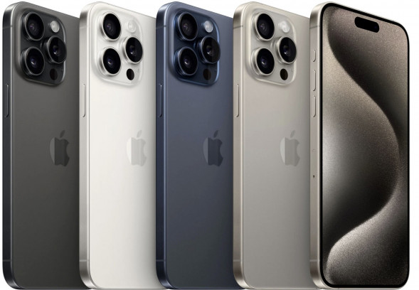 Смартфон Apple iPhone 15 Pro Max 256 ГБ, Dual: nano SIM + eSIM, синий титан в Перми