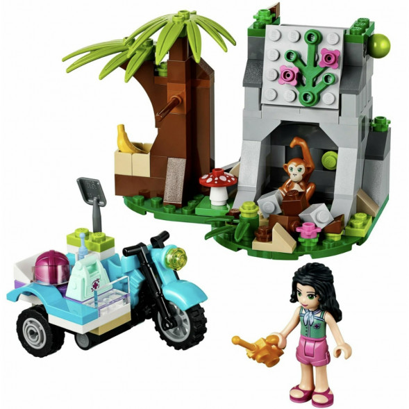Конструктор LEGO Friends 41032 Джунгли: Мотоцикл скорой помощи в Перми