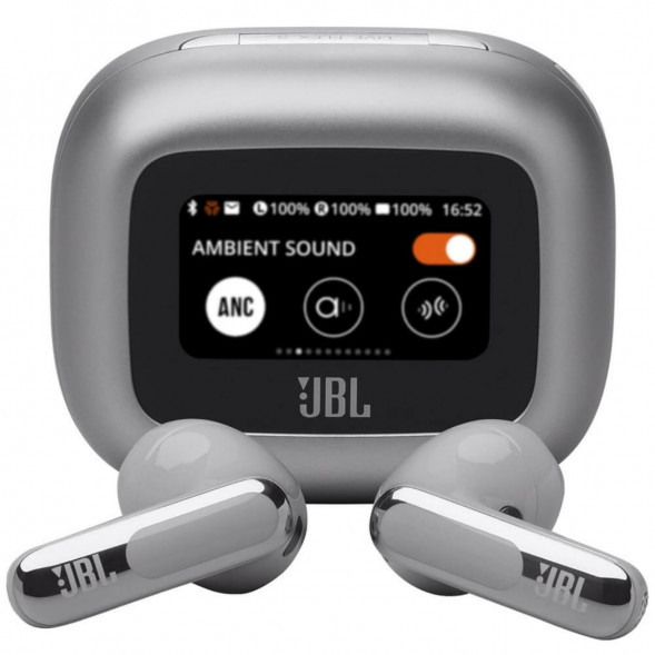 Беспроводные наушники JBL Live Flex 3, Silver в Перми