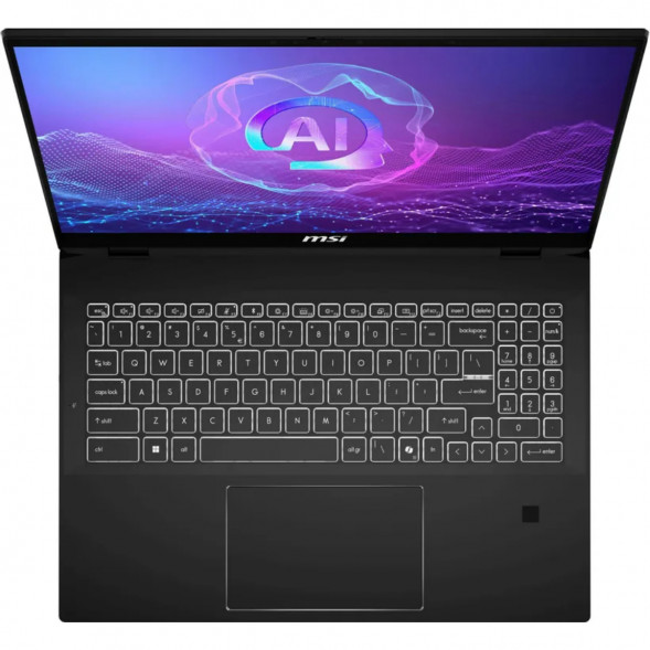 Ноутбук трансформер MSI Summit 16 AI Evo A2HMTG-057RU (16&amp;quot;, IPS, Intel Core Ultra 7 255H 2ГГц, 16 ядер, 16ГБ LPDDR5, 1ТБ SSD, Intel Arc 140T, Windows 11 Home), черный в Перми